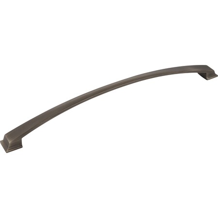 Jeffrey Alexander 305 mm Center-to-Center Brushed Pewter Arched Roman Cabinet Pull 944-305BNBDL